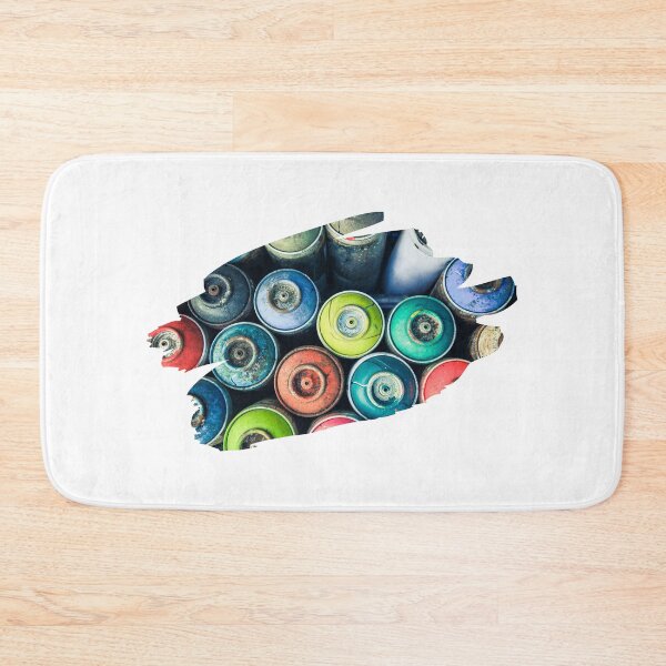 Item preview, Graffiti Splash Spray Cans Art Print  designed and sold by Auto-Prints.