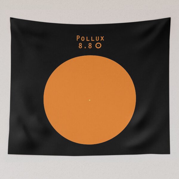 Item preview, Pollux - Sun size comparison designed and sold by MetaPhyStore.