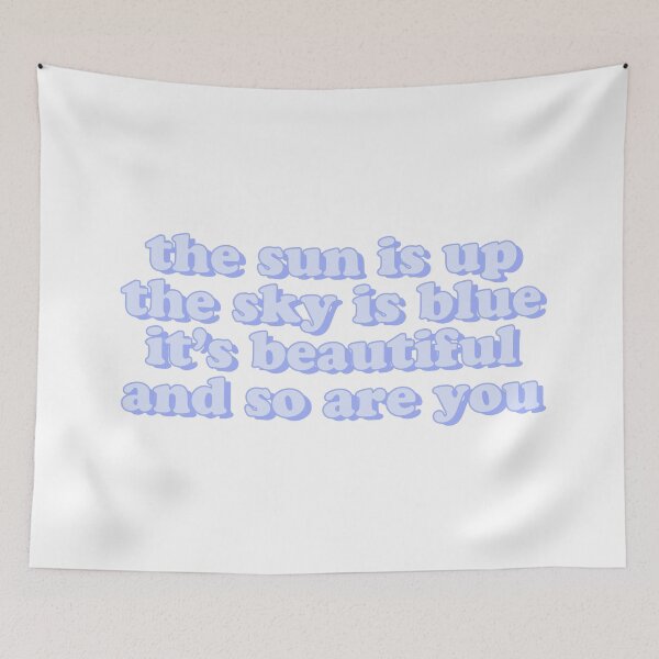 Item preview, the sun is up, the sky is blue designed and sold by prismatic paper co.