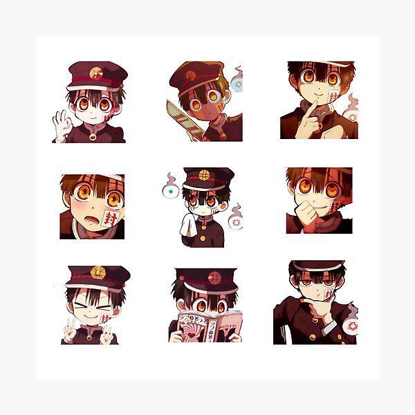 jibaku shounen hanako kun pack 1 photographic print by majesticstore redbubble