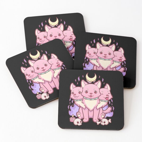 Item preview, Kawaii Pastel Goth Cute Creepy Occult Cerberus designed and sold by cchiaw.