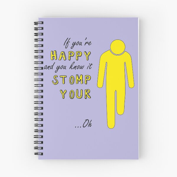 Item preview, If you're happy and you know it - Left below knee amp black text designed and sold by LPDesignsAndArt.