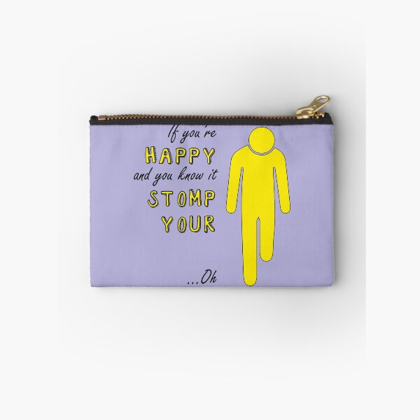 Item preview, If you're happy and you know it - Left below knee amp black text designed and sold by LPDesignsAndArt.