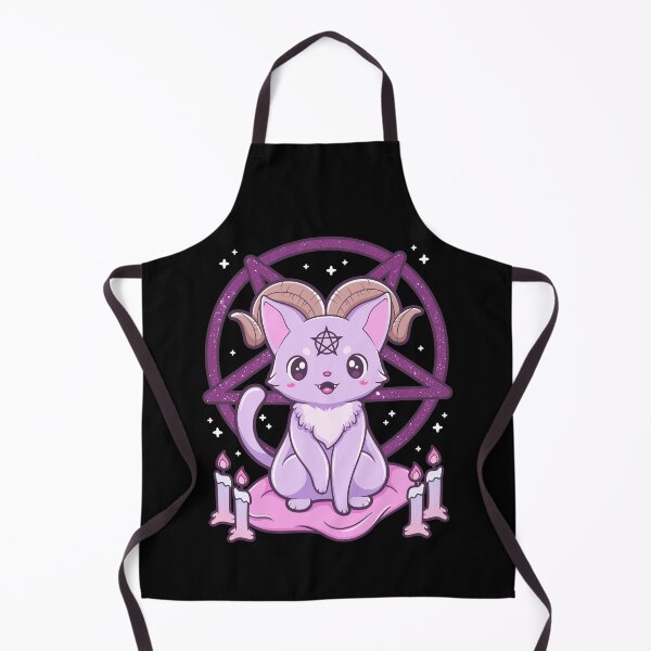 Item preview, Kawaii Pastel Goth Cute Creepy Occult Krampus Cat designed and sold by cchiaw.