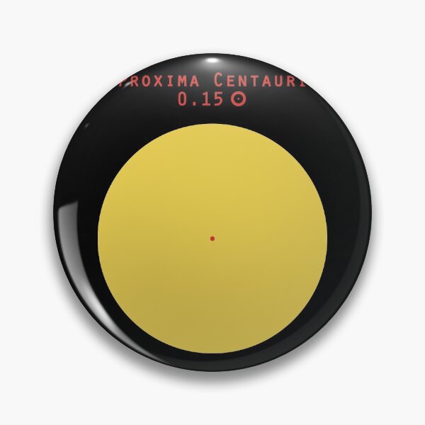 Item preview, Proxima Centauri - Sun size comparison designed and sold by MetaPhyStore.