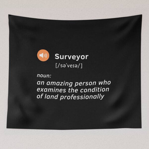Item preview, Land surveyor definition | nice idea gft designed and sold by chi vana.