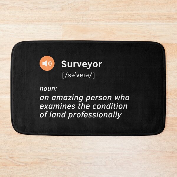 Item preview, Land surveyor definition | nice idea gft designed and sold by chi vana.