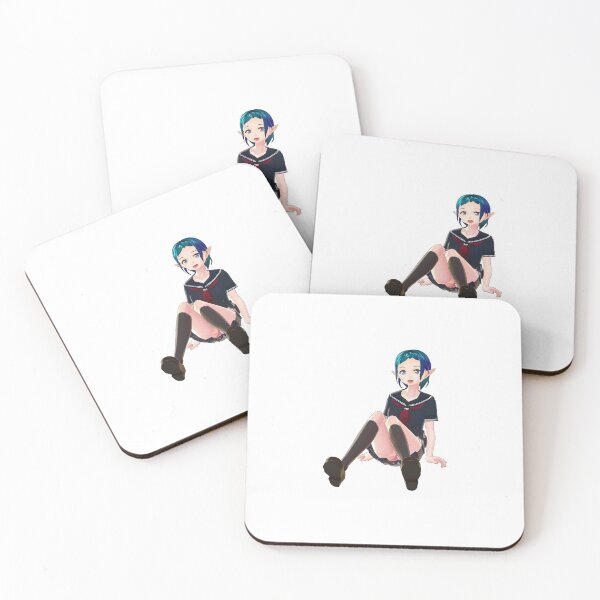 Item preview, Goofy Anime Elf Girl Sitting designed and sold by kimochiidango.