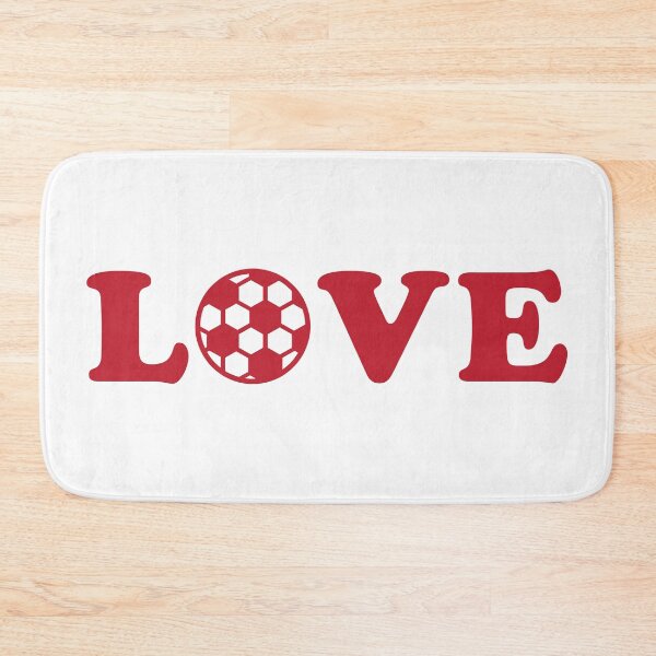Item preview, I Love Soccer Red designed and sold by cmd-art.