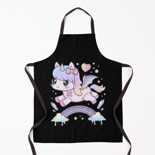 Item preview, Kawaii Pastel Goth Cute Creepy Unicorn designed and sold by cchiaw.