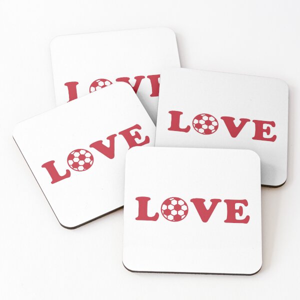 Item preview, I Love Soccer Red designed and sold by cmd-art.