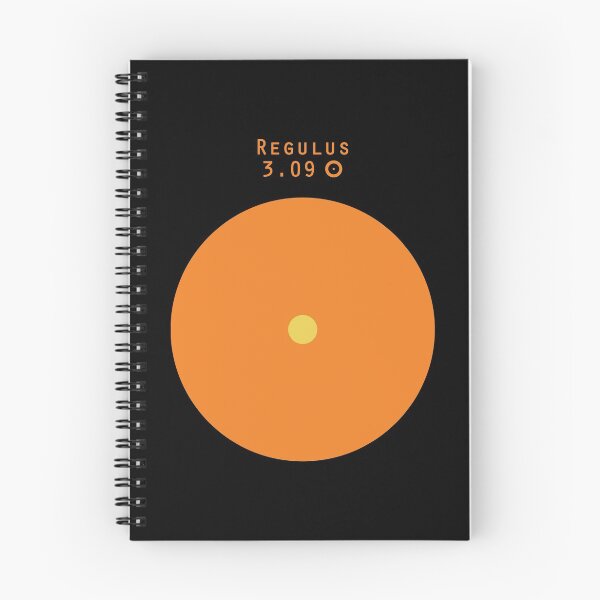 Item preview, Regulus - Sun size comparison designed and sold by MetaPhyStore.