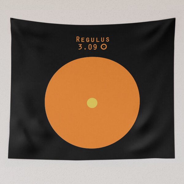 Item preview, Regulus - Sun size comparison designed and sold by MetaPhyStore.