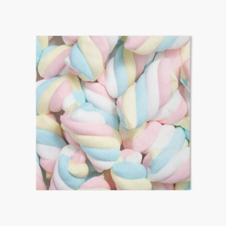 Pastel Marshmallow Candy Art Print by NewburyBoutique