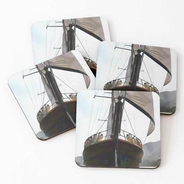 Item preview, Gulet Under Sail Sailing Acrylic Painting designed and sold by taiche.