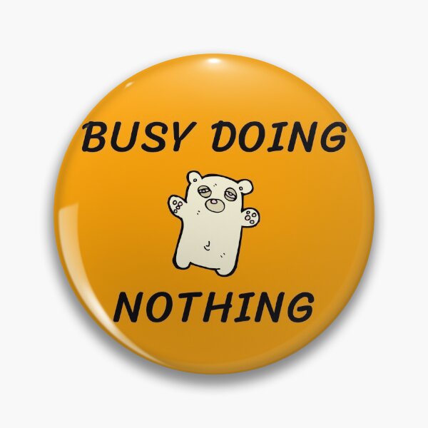 Item preview, Busy doing nothing orange T-shirts designed and sold by MEEBUN.