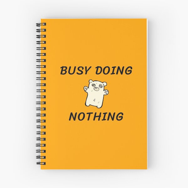 Item preview, Busy doing nothing orange T-shirts designed and sold by MEEBUN.