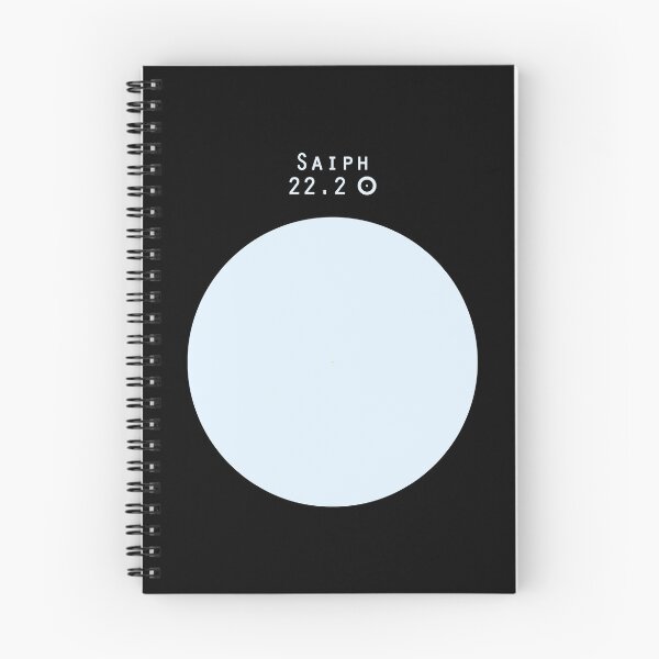 Item preview, Saiph - Sun size comparison designed and sold by MetaPhyStore.