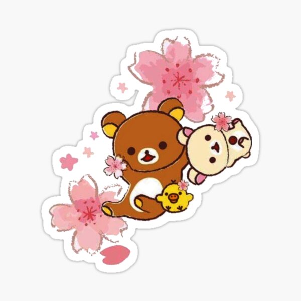 Rilakkuma Sakura 3 Pegatina