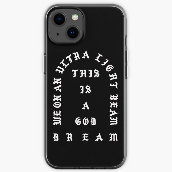 Haz ultraligero - blanco y negro Funda blanda para iPhone