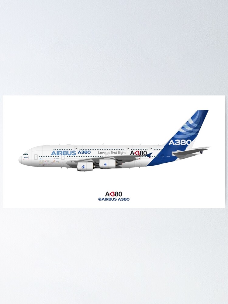 Illustration of Airbus A380 