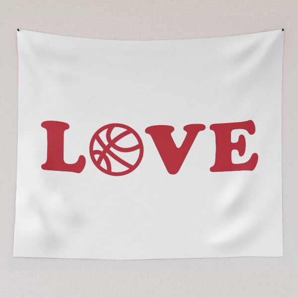 Item preview, I Love Basketball Red designed and sold by cmd-art.