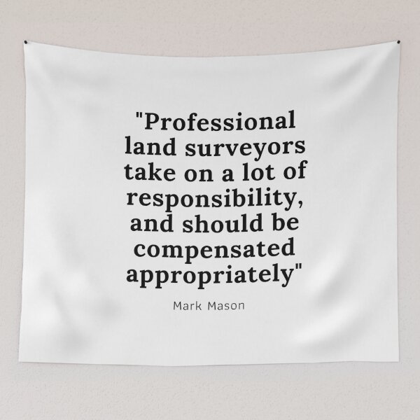 Item preview, Land surveyor quote | Minimalist surveyor gift designed and sold by chi vana.