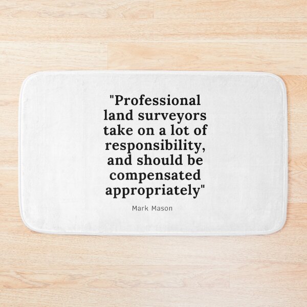 Item preview, Land surveyor quote | Minimalist surveyor gift designed and sold by chi vana.