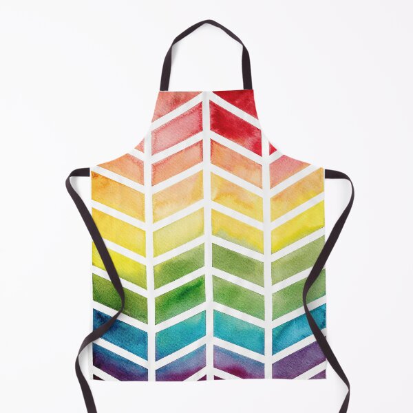 Item preview, Rainbow Chevron Watercolour designed and sold by MinaP.