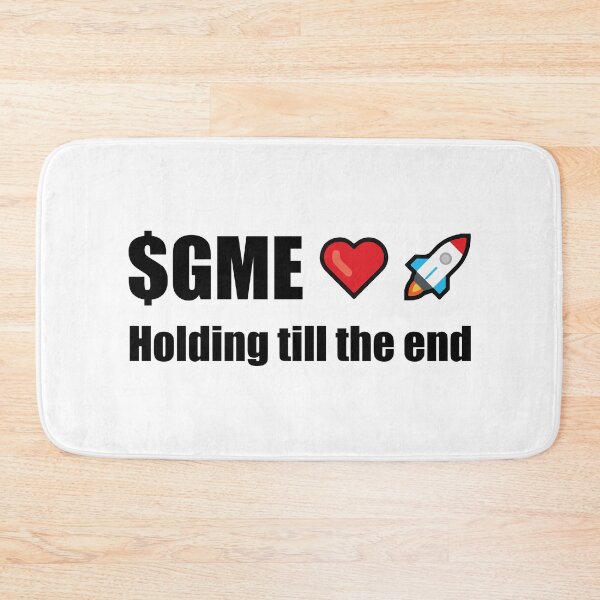 Item preview, GameStop holding till the end designed and sold by Skelbunny.