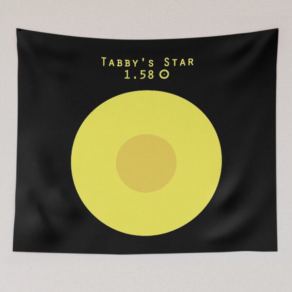 Item preview, Tabby's Star - Sun size comparison designed and sold by MetaPhyStore.