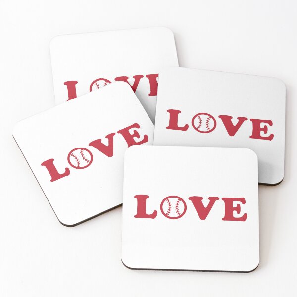 Item preview, I Love Baseball Red designed and sold by cmd-art.