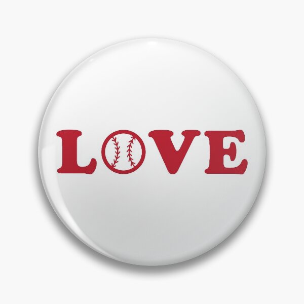 Item preview, I Love Baseball Red designed and sold by cmd-art.
