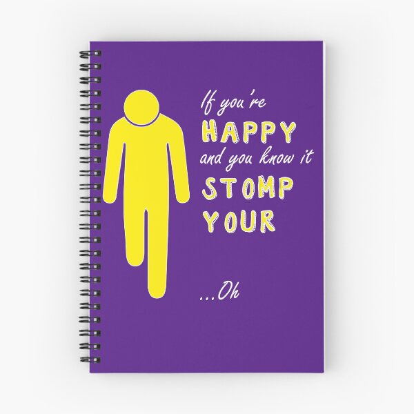 Item preview, If you're happy and you know it - Right below knee amp white text designed and sold by LPDesignsAndArt.