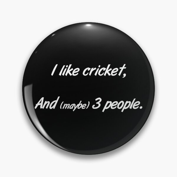 Item preview, I love cricket, and 3 people. designed and sold by 2Girls1Shirt.