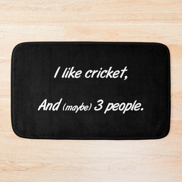 Item preview, I love cricket, and 3 people. designed and sold by 2Girls1Shirt.
