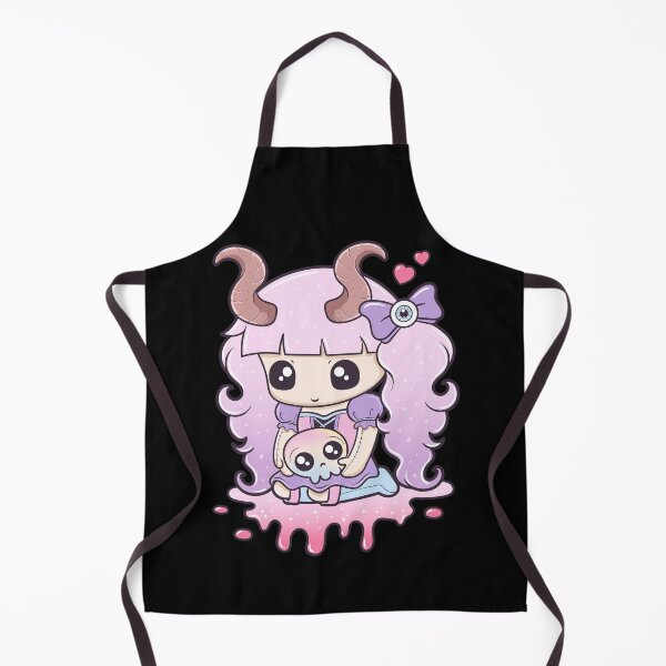 Item preview, Kawaii Pastel Goth Cute Creepy Occult Menhera Girl designed and sold by cchiaw.