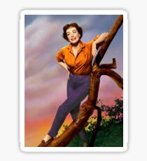 Colorized Joan Crawford 1964 Sticker