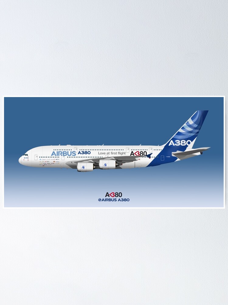 Illustration of Airbus A380 