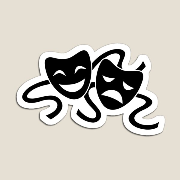 Vista previa del artículo con la obra «Máscaras de teatro», diseñado y vendido por Ares286.