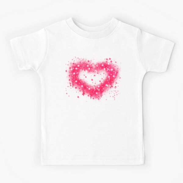 Graffiti spray paint pink sparkling heart design tote bag