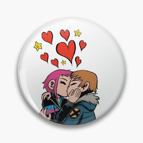 Artikelvorschau, Scott Pilgrim und Ramona Flowers küssen sich entworfen und verkauft von mrspeedster.