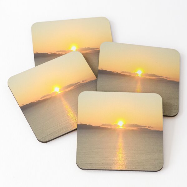 Item preview, Stunning Sunset Over The Ocean - Clouded Orange Sky designed and sold by Travelforever.
