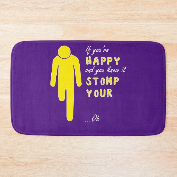 Item preview, If you're happy and you know it - Right above knee amp white text designed and sold by LPDesignsAndArt.