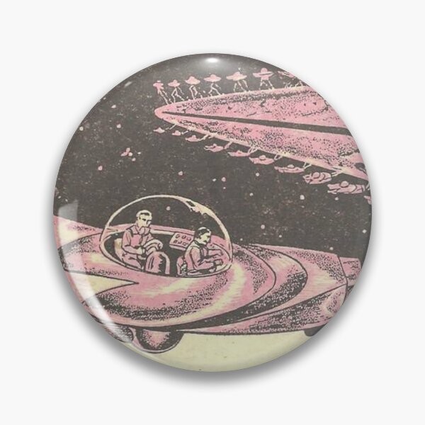Item preview, Spaceship from Mars Vintage illustration designed and sold by Vintage Designs +.