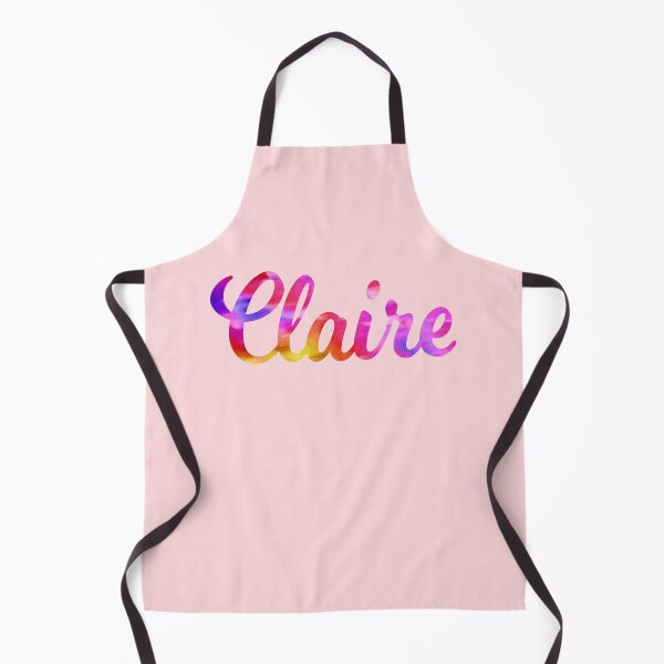 Item preview, Claire girls name pretty multi-color design designed and sold by ComicKitsch.