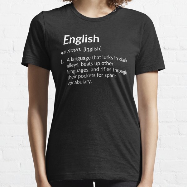 English Vocabulary Joke Clothing for Sale
