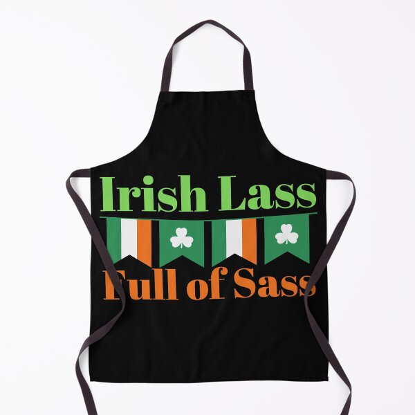 Item preview, Irish Lass Full of Sass Flag Design designed and sold by SweetAndSpice.