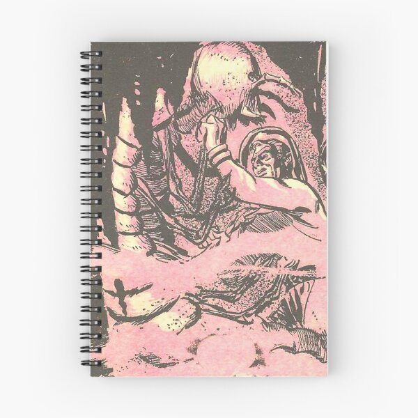 Item preview, Monstrous alien death worm atack Vintage illustration designed and sold by Vintage Designs +.