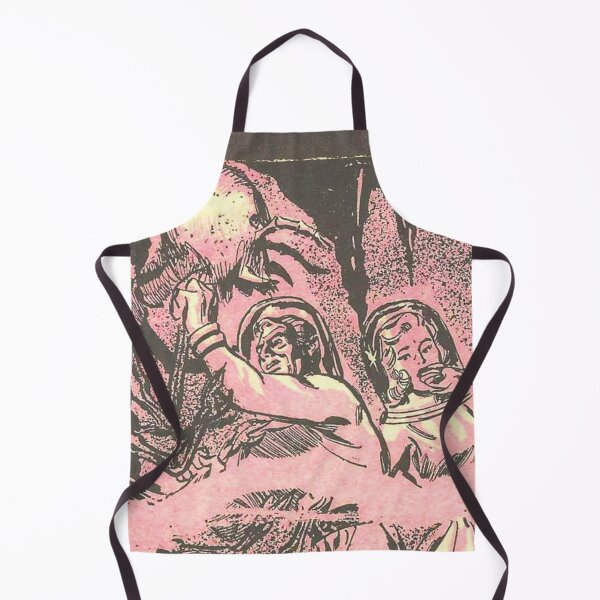 Item preview, Monstrous alien death worm atack Vintage illustration designed and sold by Vintage Designs +.